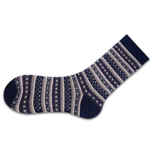 Flower Pattern Cotton Women's Crew Socks in 1-Pair Packs Pung.G