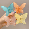 Butterfly Frosted Hair Claw Clips for Women (4) Pung.G