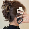 Elegant Matte Square Hair Clutcher for Women (4)