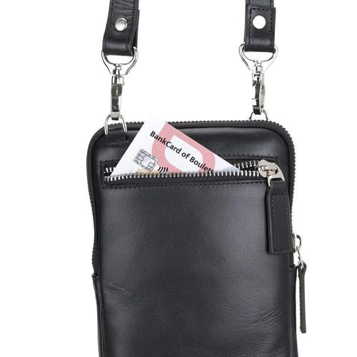 Nino Leather Crossbody Bag - Universal Wallet Case for Phones Pung.G