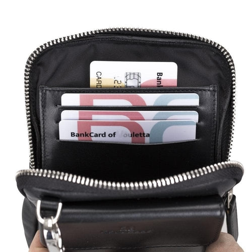 Nino Leather Crossbody Bag - Universal Wallet Case for Phones Pung.G