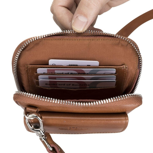 Nino Leather Crossbody Bag - Universal Wallet Case for Phones Pung.G