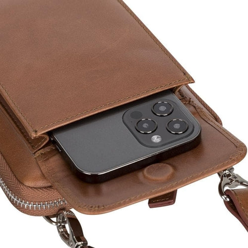 Nino Leather Crossbody Bag - Universal Wallet Case for Phones Pung.G