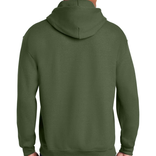 Hooded Long Sleeve Sweatshirt - Military Green Pung.G