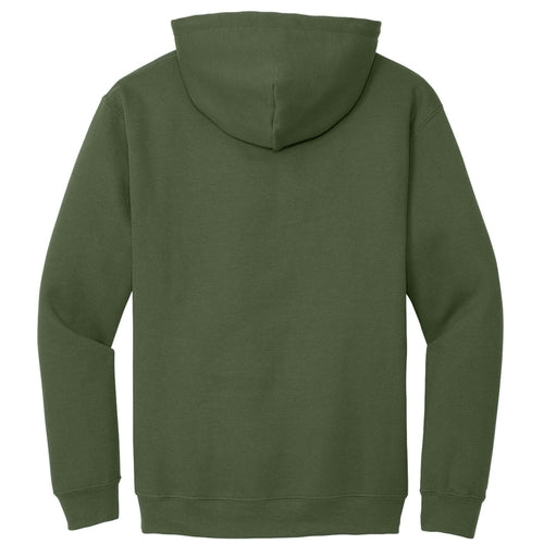 Hooded Long Sleeve Sweatshirt - Military Green Pung.G