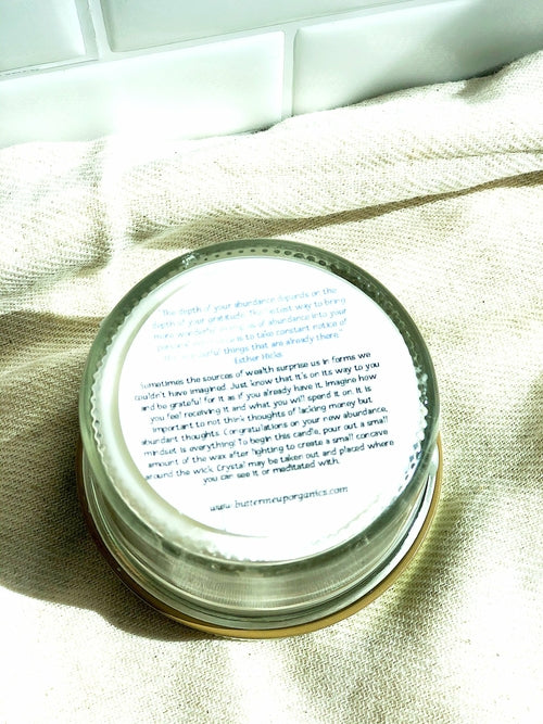 Abundance Candle / Ritual Candle / Intention Candle / Hand Poured Pung.G