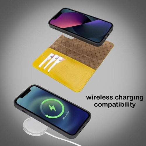 Apple iPhone 13 Series Colorful Detachable Leather Wallet Case - MW Pung.G