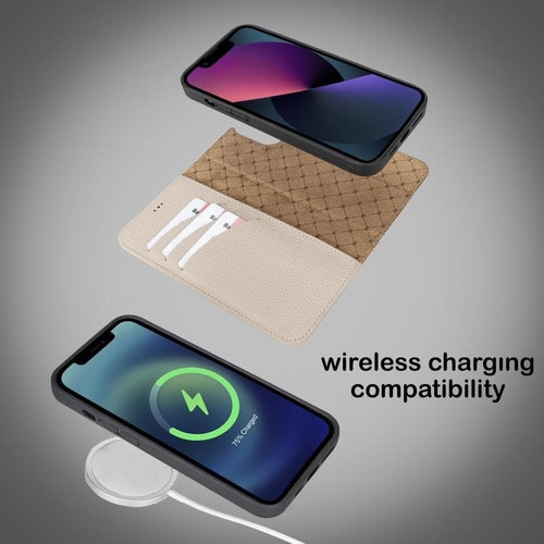 Apple iPhone 13 Series Colorful Detachable Leather Wallet Case - MW Pung.G