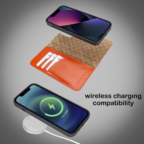 Apple iPhone 13 Series Colorful Detachable Leather Wallet Case - MW Pung.G