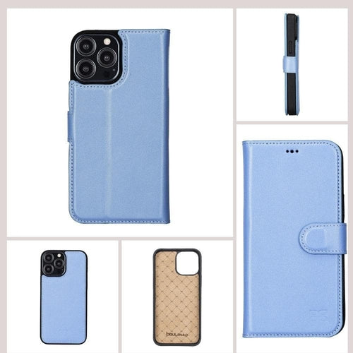 Apple iPhone 13 Series Colorful Detachable Leather Wallet Case - MW Pung.G