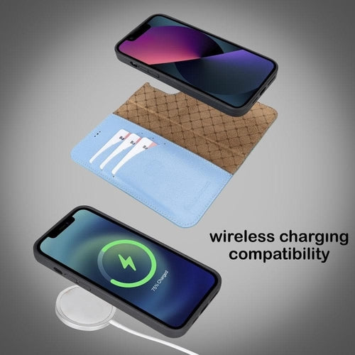 Apple iPhone 13 Series Colorful Detachable Leather Wallet Case - MW Pung.G