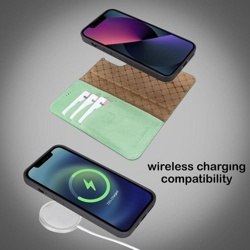 Apple iPhone 13 Series Colorful Detachable Leather Wallet Case - MW Pung.G