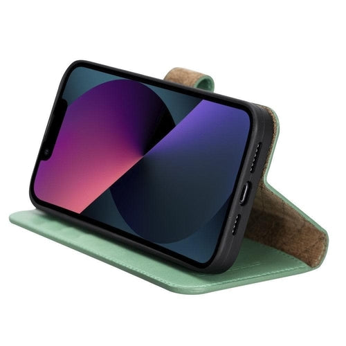 Apple iPhone 13 Series Colorful Detachable Leather Wallet Case - MW Pung.G