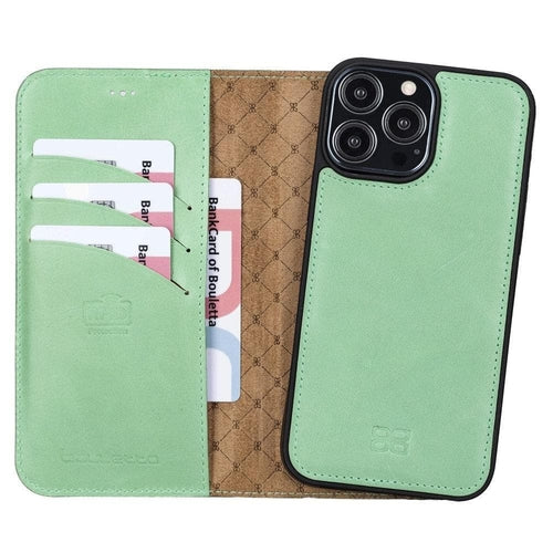 Apple iPhone 13 Series Colorful Detachable Leather Wallet Case - MW Pung.G