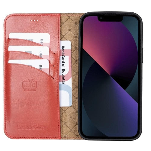 Apple iPhone 13 Series Colorful Detachable Leather Wallet Case - MW Pung.G