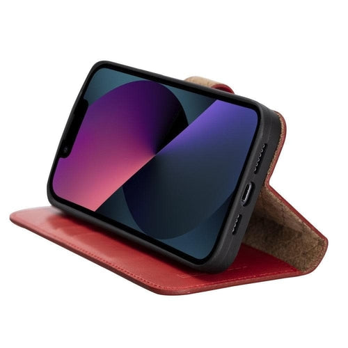 Apple iPhone 13 Series Colorful Detachable Leather Wallet Case - MW Pung.G