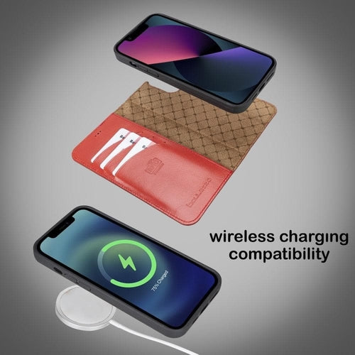 Apple iPhone 13 Series Colorful Detachable Leather Wallet Case - MW Pung.G