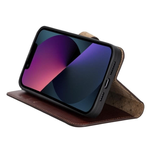 Apple iPhone 13 Series Colorful Detachable Leather Wallet Case - MW Pung.G