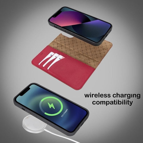 Apple iPhone 13 Series Colorful Detachable Leather Wallet Case - MW Pung.G