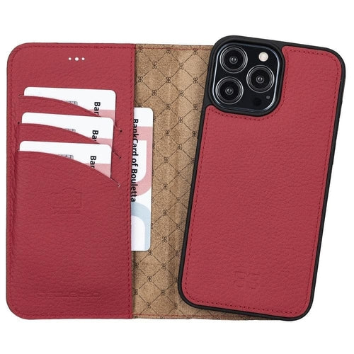 Apple iPhone 13 Series Colorful Detachable Leather Wallet Case - MW Pung.G