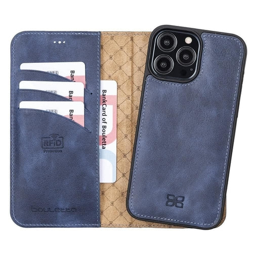 Apple iPhone 13 Series Colorful Detachable Leather Wallet Case - MW Pung.G