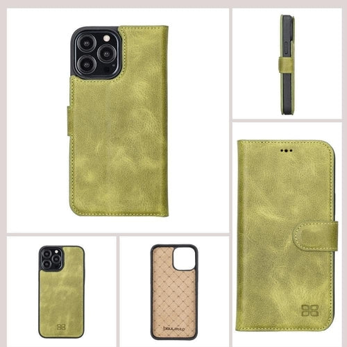 Apple iPhone 13 Series Colorful Detachable Leather Wallet Case - MW Pung.G