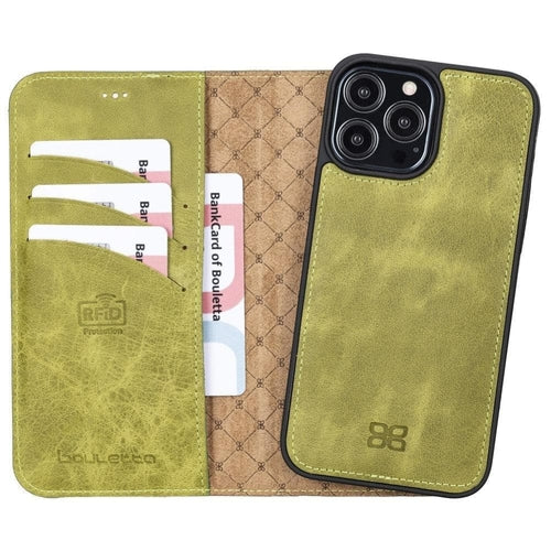 Apple iPhone 13 Series Colorful Detachable Leather Wallet Case - MW Pung.G