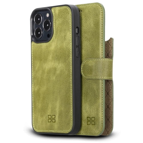 Apple iPhone 13 Series Colorful Detachable Leather Wallet Case - MW Pung.G