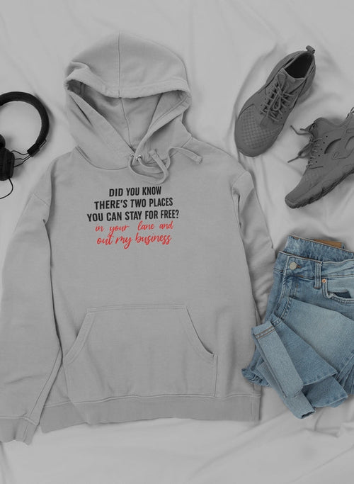Places You Can Stay For Free Hoodie Pung.G