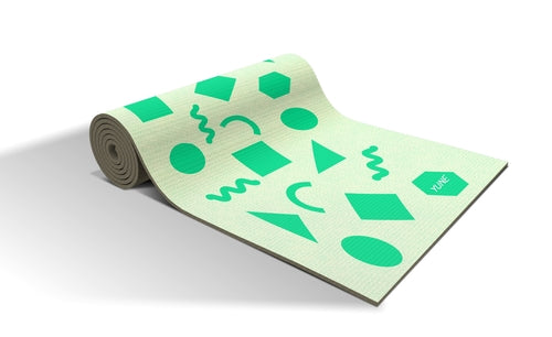 Oberon “Forest Flow” Yoga Mat – 6mm Non-Slip, Eco-Friendly (Green) Pung.G