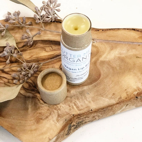 VEGAN Lip Balm / Organic Lip Balm / Compostable Paperboard Tube / Eco Pung.G