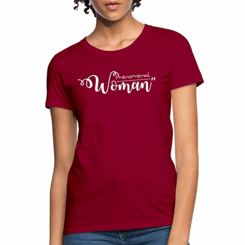 Womens T-shirt - Phenomenal Woman Shirt Graphic Tee Pung.G