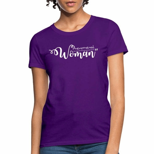 Womens T-shirt - Phenomenal Woman Shirt Graphic Tee Pung.G